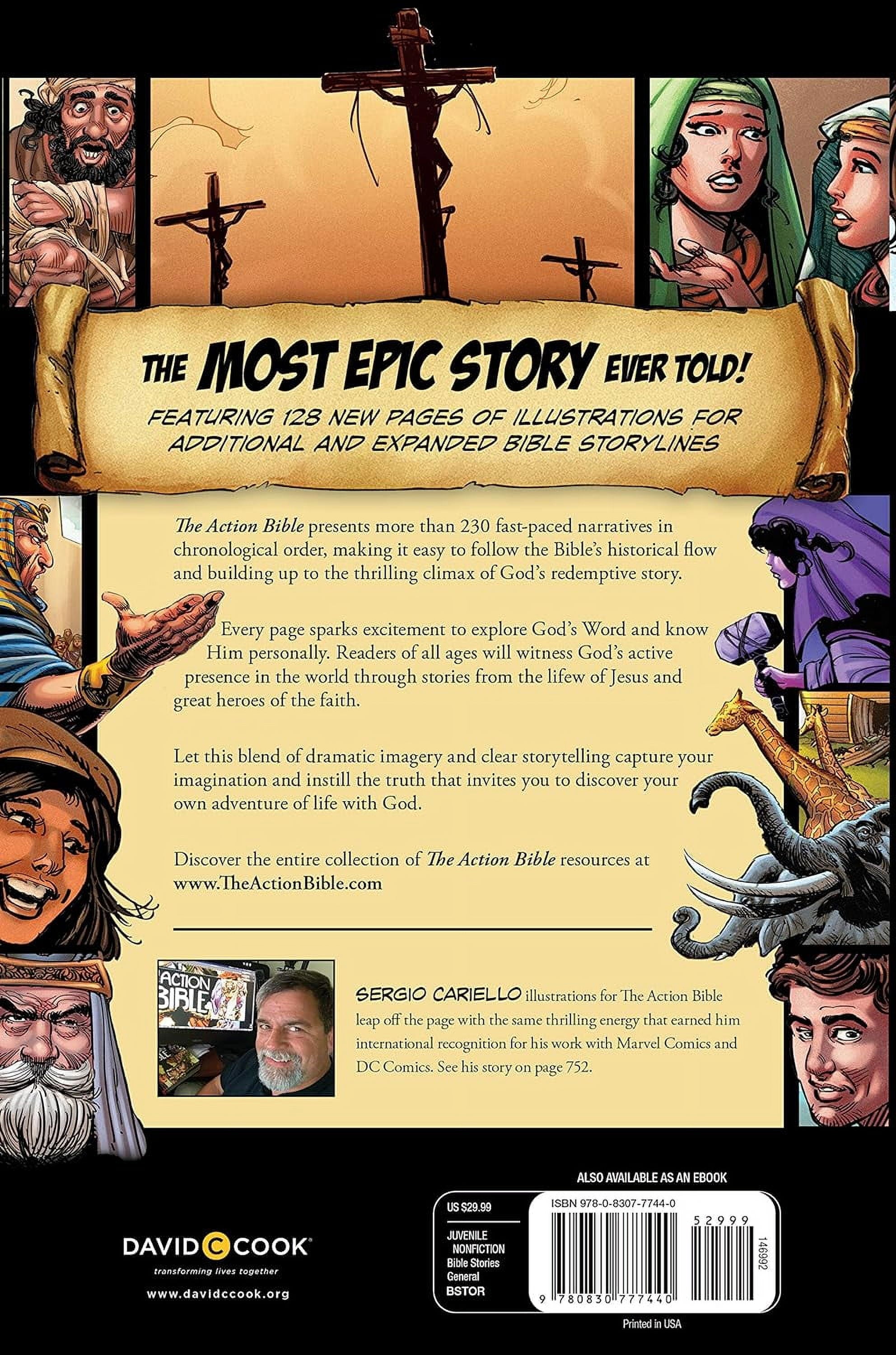 The Action Bible: Experience God's Redemptive Story in a Fun and Engaging Way - Revised Hardcover Edition