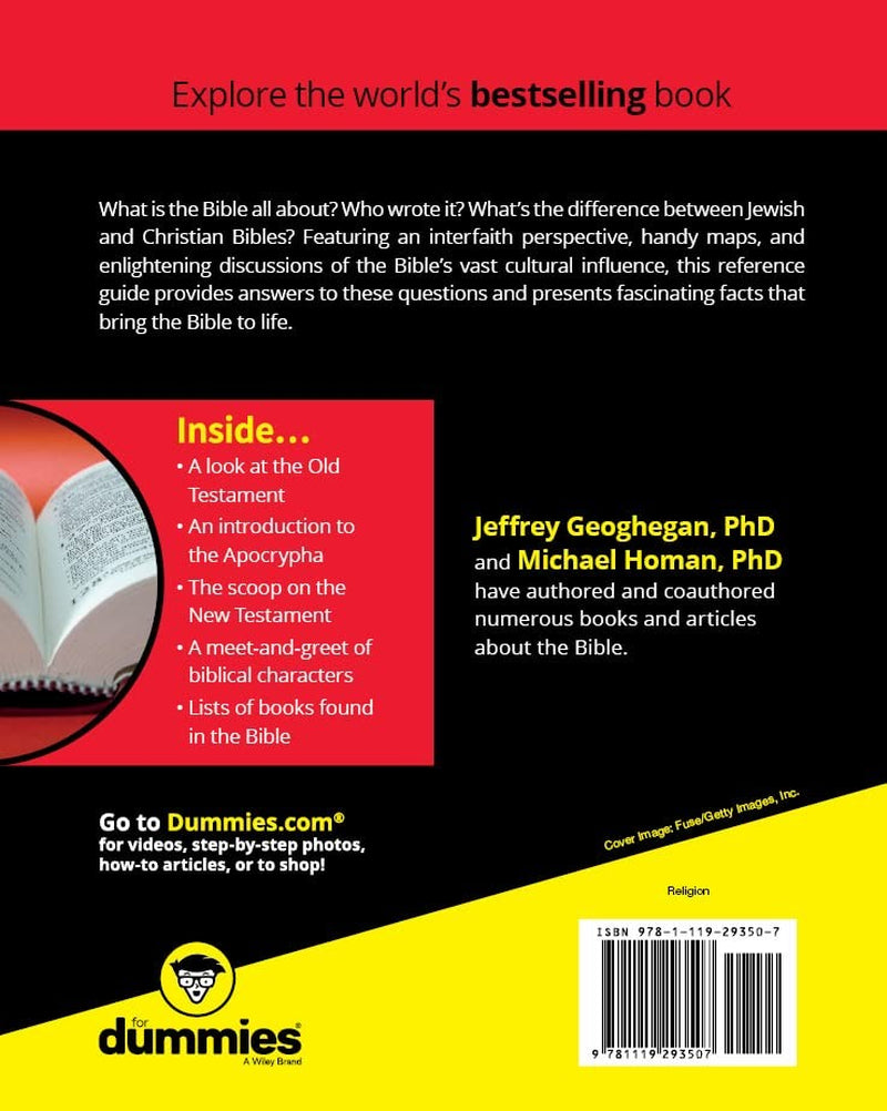 The Bible for Dummies (For Dummies (Lifestyle))